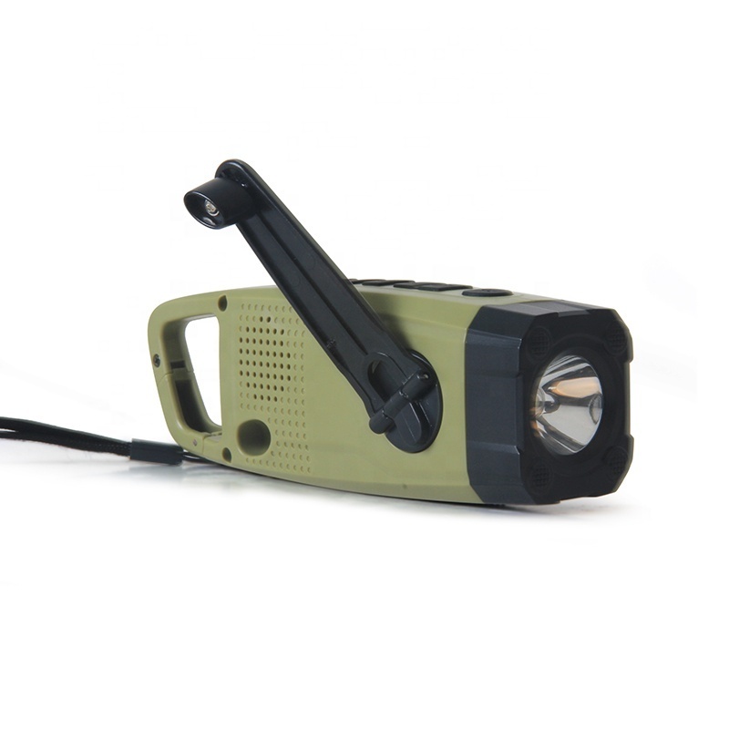 Portable Torch Sun Flash Light LED Solar Rechargeable Powered Handy Hand Crank Dynamo Emergency Radio Camping Small Flashlight