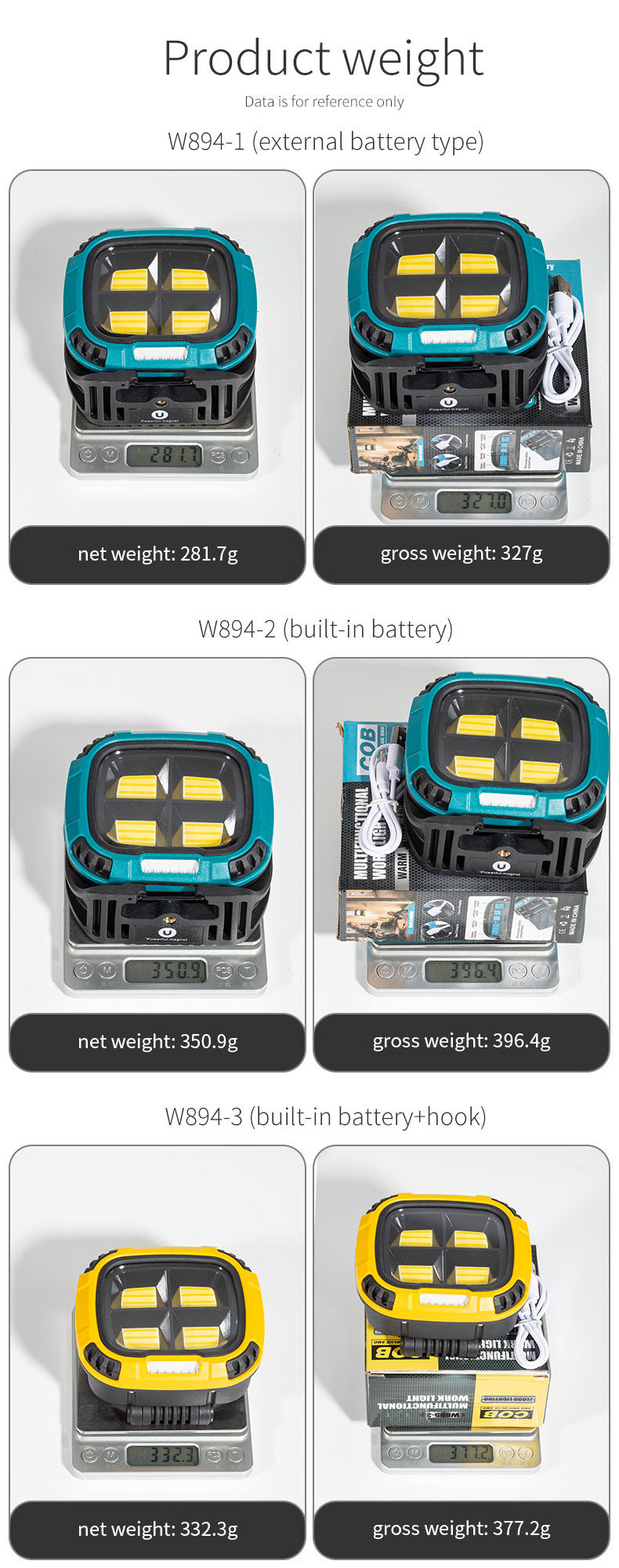 Most Powerful 30W COB LED Camping USB Rechargeable Mobile Flashlight Lantern Tent Lamp Work Lights Magnetic Worklight