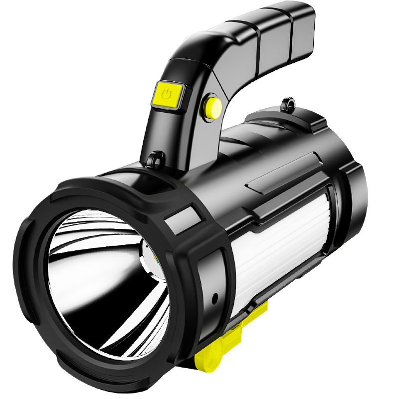 Multifunction Super Bright Most Powerful LED Spotlight USB Rechargeable COB LED Rotate Portable Handheld Flashlight Searchlight