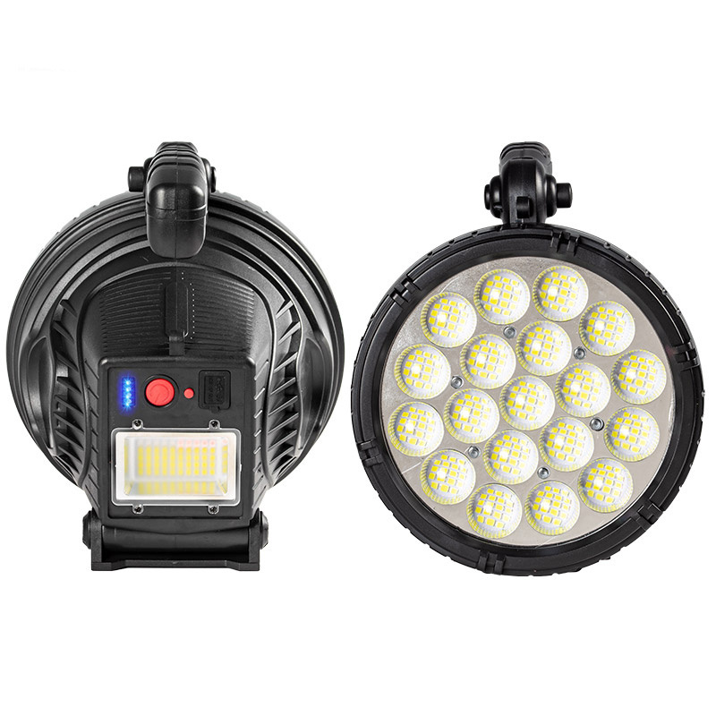 Wider Beam Super Bright 342PCS LED Spotlight Floodlight 90000 Lumen Rechargeable Handle Portable Flashlights&Torches