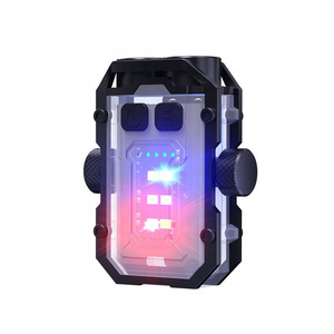 Branded Laser Logo Color Box Mini LED Keyring Torch Light Lampe Torche Rechargeable Battery Mini Flashlight