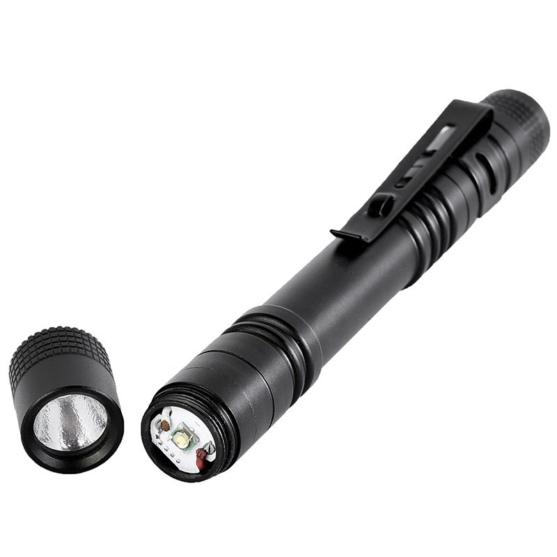 Portable Black Pen Light Scorpion Germs Detector 2*AAA Battery Powered 395NM Ultraviolet Light UV LED Torch Flashlight