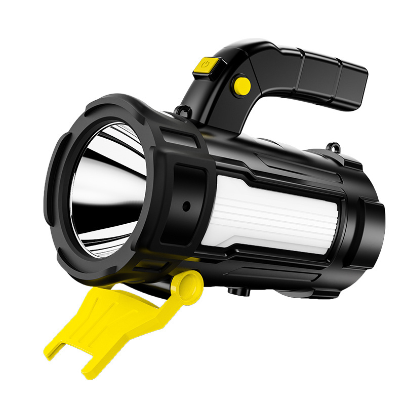 Multifunction Super Bright Most Powerful LED Spotlight USB Rechargeable COB LED Rotate Portable Handheld Flashlight Searchlight