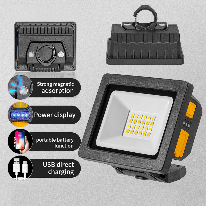 Powerful Portable Multifunction Stand With Strong Magnert Multifunctional Maintenance Work Light With Magnet