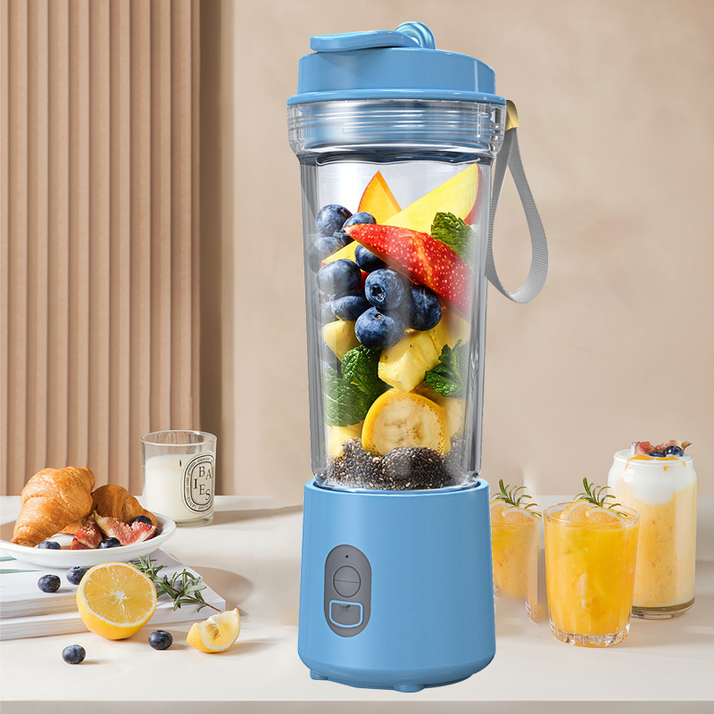 Personal Mini Juicer Blender Fruit Blender 2 Blade Smoothie Portable Blender Cup Juicer