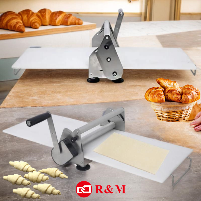 Bakery manual stainless steel pita pie electric baking bread Dough Roller sobadora sheeter Machine Pastry shelter press flatten