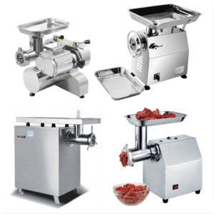 A Commercial industrial electric pork mince meat mincer grinders slicers 52 42 22 12 grind keema mill chopper processing machine