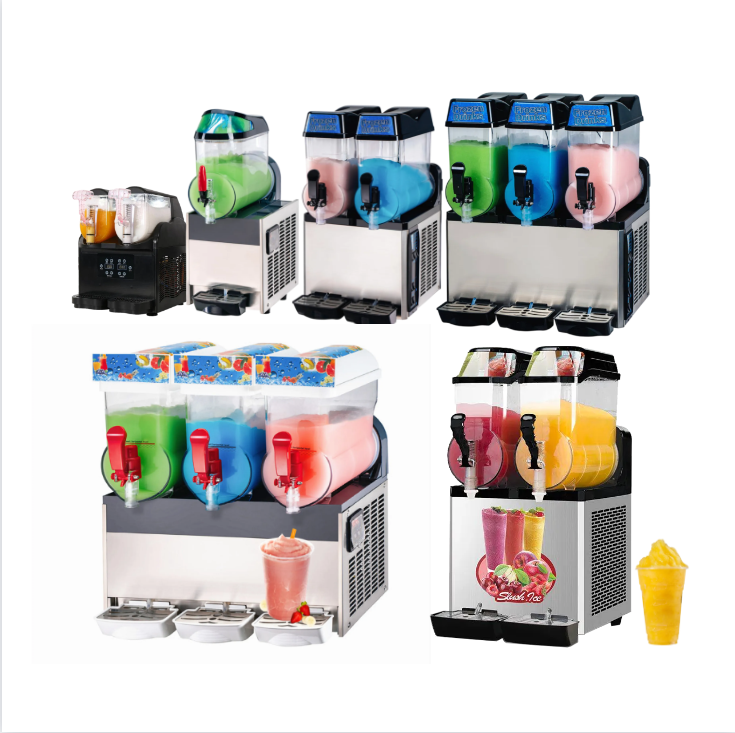 slushie party bar equipment station digital ice frozen drinks slush making vending automatic cocktail machine A dispenser maker