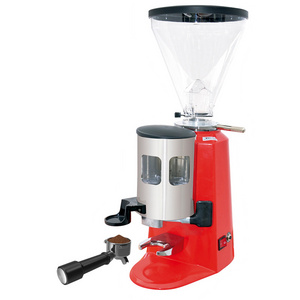 2021coffee-grinder-cheap eco italian motor red commerical df64 espresso fine coffee grinder making 900n mill coffee bean grinder