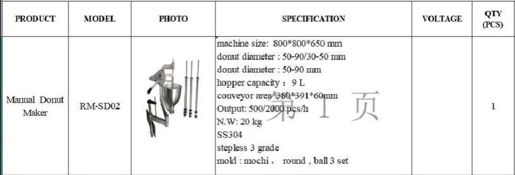 Commercial snack food portable hand hold manual doughnut donut maker making machine for sale donuts Extruder fill donas Mquina