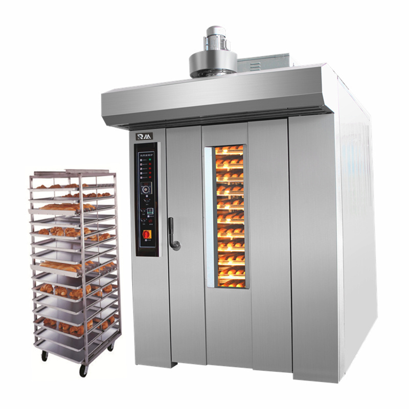 Automatic A rotary commercial big electric gas bakery baking industrial bread ovens making machine in nigeria usa ethiopia price