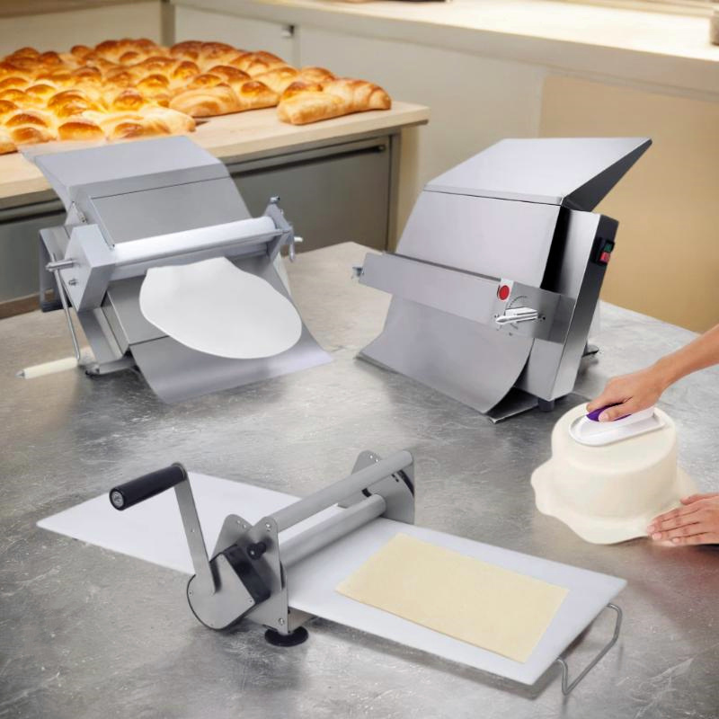 foldable manual commercial dough sheeter laminator for pastry for dough pressing croissants Japanese pastry roll making	machine