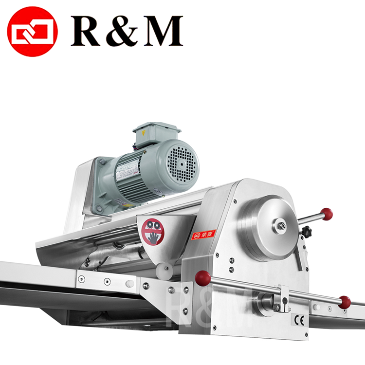 Automatic japanese dough sheeter dough sheeter danish pastry making machine comersial belt 500 for making full croissants line