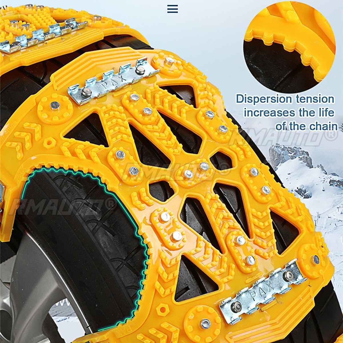 1PCS Car Winter Tire Wheels Snow Chains Snow Tire Anti-skid Chains Wheel Tyre Cable Belt Winter Outdoor Emergency Chain