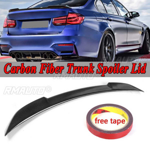 Real Carbon Fiber Trunk Car Spoiler Wing For BMW F30 3 Series Sedan & F80 M3 2013-2018 CS Style Rear Wing Spoiler Lip