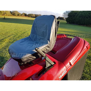 11" Mower Tractor Seat Cover Protector Cotton Polyester Cloth Dustproof Lawn Riding Seat Cover for Heavy Farm Vehicle Forklift