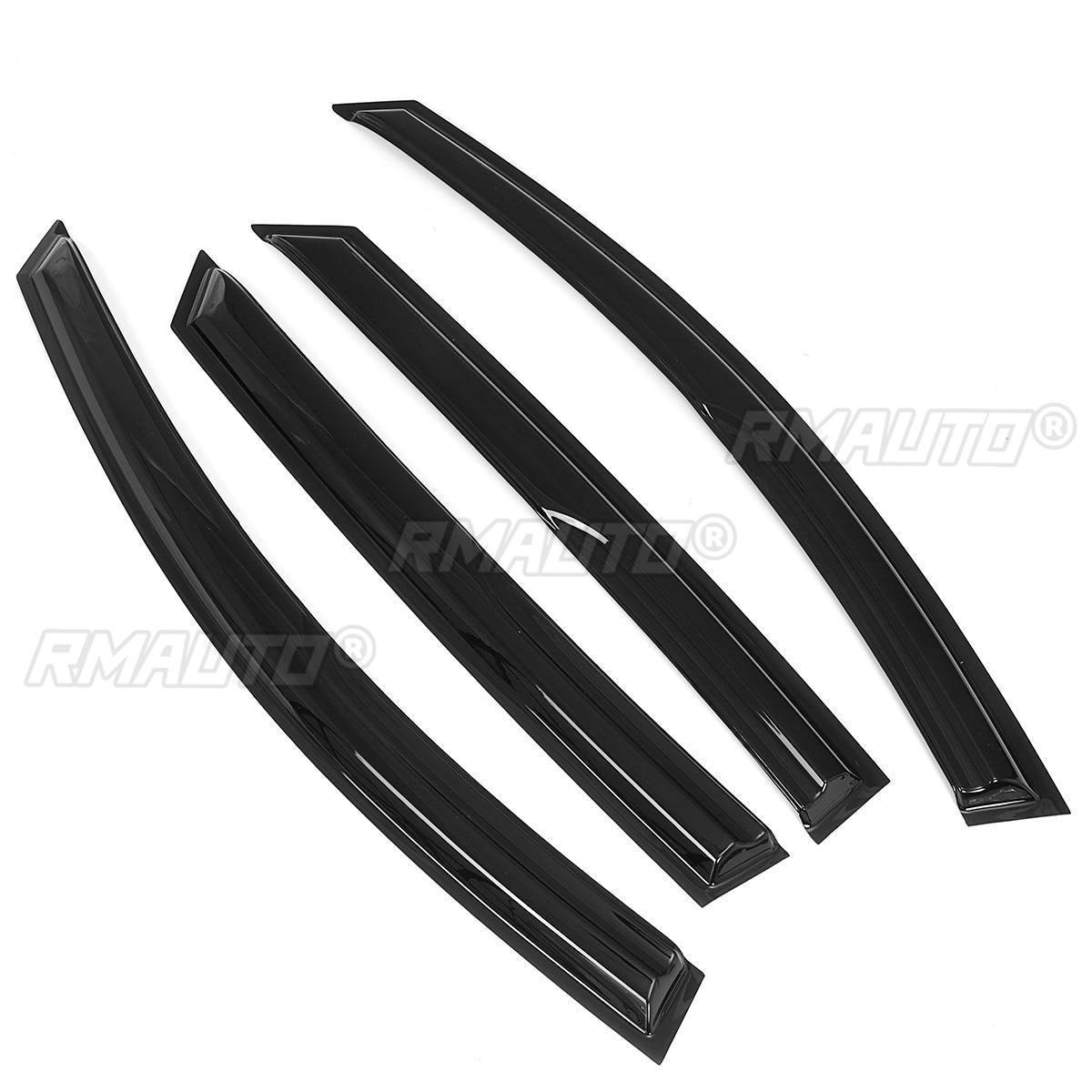 New 4x Car Side Window Deflector Tinted Guards For KIA K5 2021 2022 Rain Sun Wind Visor Vent Shields Deflectors Weathershileds