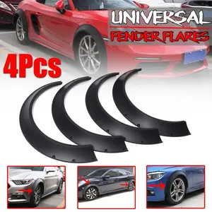 4X Universal Car Fender Flares Wide Wheel Arches Mudguard For BMW G30 G31 F32 F33 For Mazda MX5 RX8 Miata 323 RX7 RX8 CX-3 CX5