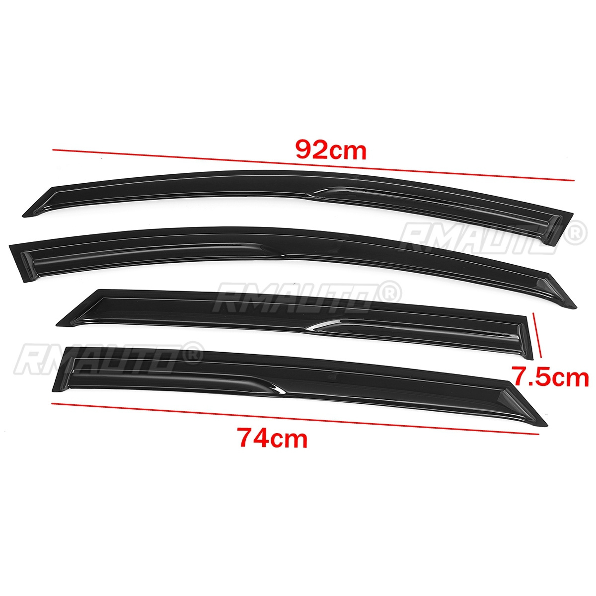 New 4x Car Side Window Deflector Tinted Guards For KIA K5 2021 2022 Rain Sun Wind Visor Vent Shields Deflectors Weathershileds