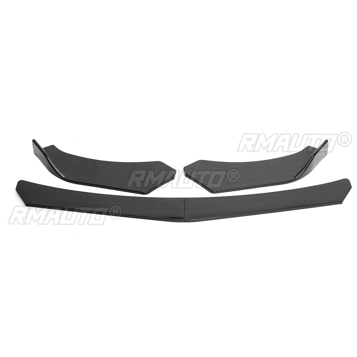 4pcs Car Front Lip Bumper Splitter Diffuser Spoiler For Mazda 3 Axela 6 Atenza 2 3 5 6 CX 3 4 5 MX5 RX8 Miata 323 626 RX7 RX8