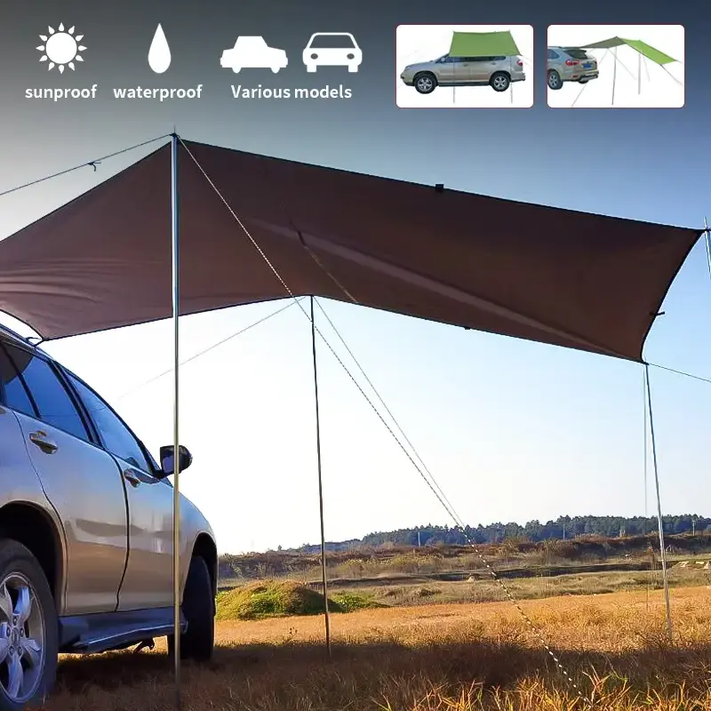 Waterproof Car Side Suv Sunshade Tent Awning canopy For Roof Top Tents Camping For jeep wrangler Car  accessories picnic