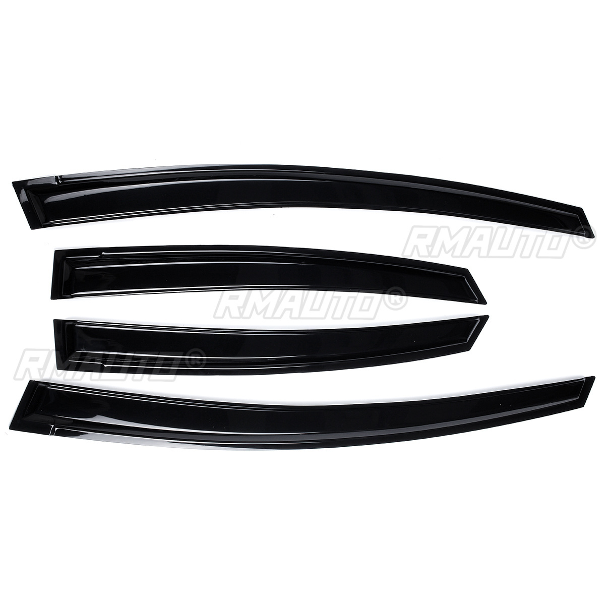 4x Car Side Window Deflector Visor Guard Vent Rain Guard For TOYOTA For PRIUS 2010-2015 Door Visor Cover Trim Awnings Shelters