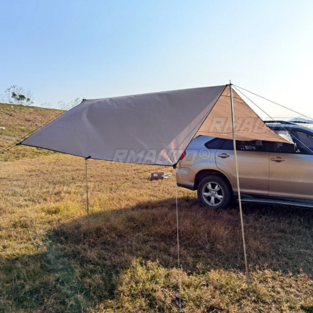 Car Shelter Shade Camping  Side Car Roof Top Tent Awning Waterproof UV  Portable Camping Tent Automobile Rooftop Rain Canopy