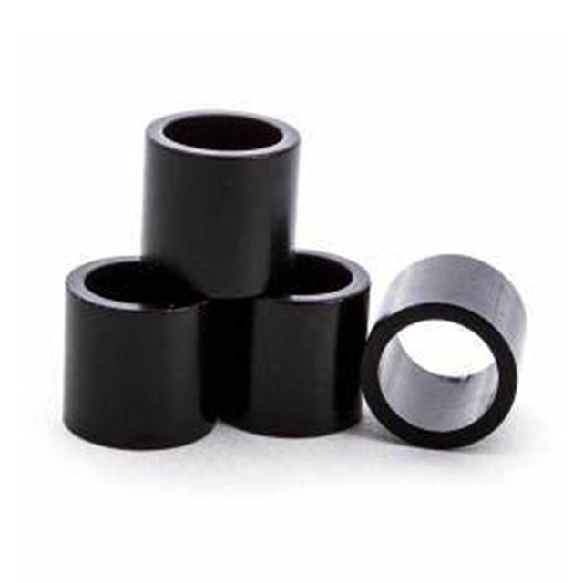 Cnc turning POM tubes pom spacers small Delrin products cnc lathe delrin bush nut white black POM bush delrin sleeve