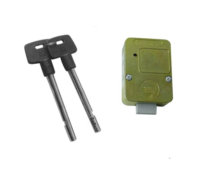 NCR Original new key 009-0008257 NCR ATM Parts Safety Box Lock Combination Vault Metal Key and Lock