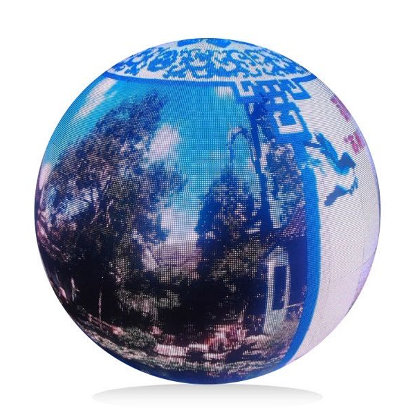 P2  P2.5  P3  P4  P5 Custom hanging LED ball screen video round lantern spherical LED display