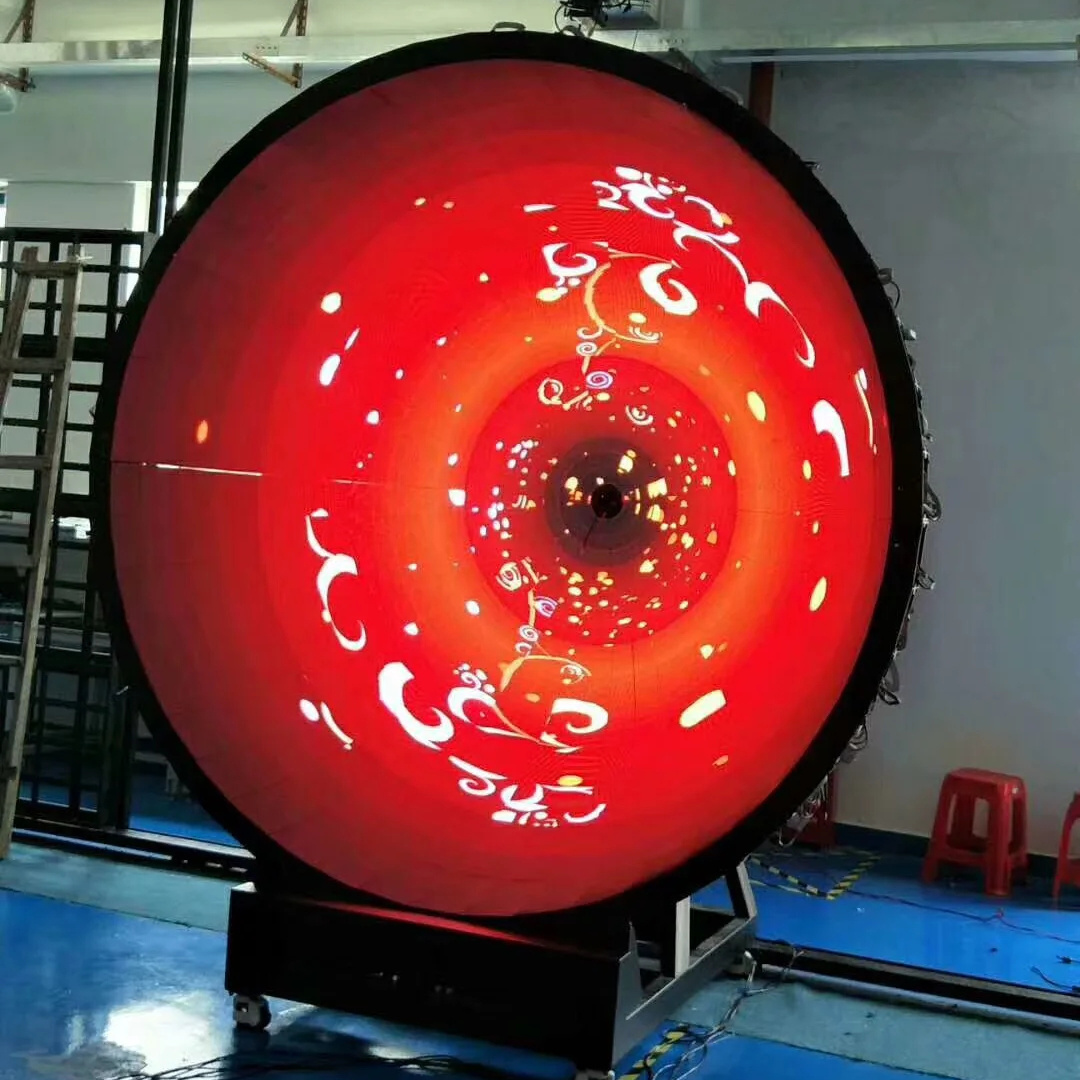 2022 indoor full color ball LED screens new design spherical led sphere display