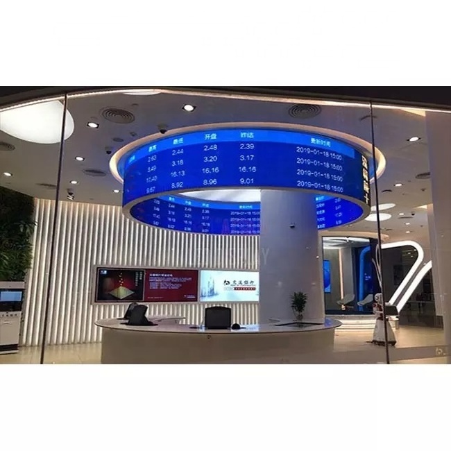 led advertising screen suppliers Indoor P2.5 P3 soft curved Led Displays flexible Led Modules