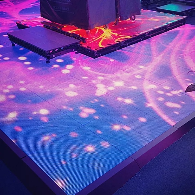 New Product Performance Center Led Floor Tile Display Rechargeable LED Dance Floor Tiles