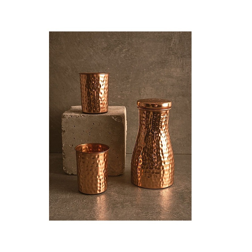 Exclusive Solid Pure Hammered Copper Water Cup copper shot glass Handmade Pure Copper Moscow Mule Mug new arrival available here