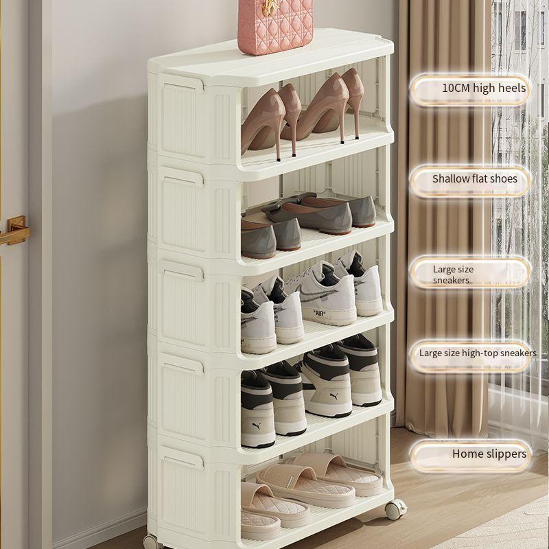 Rmier  Simple shoe rack at the doorstep multi-layer shoe cabinet for storing shoes saving space compact and economical