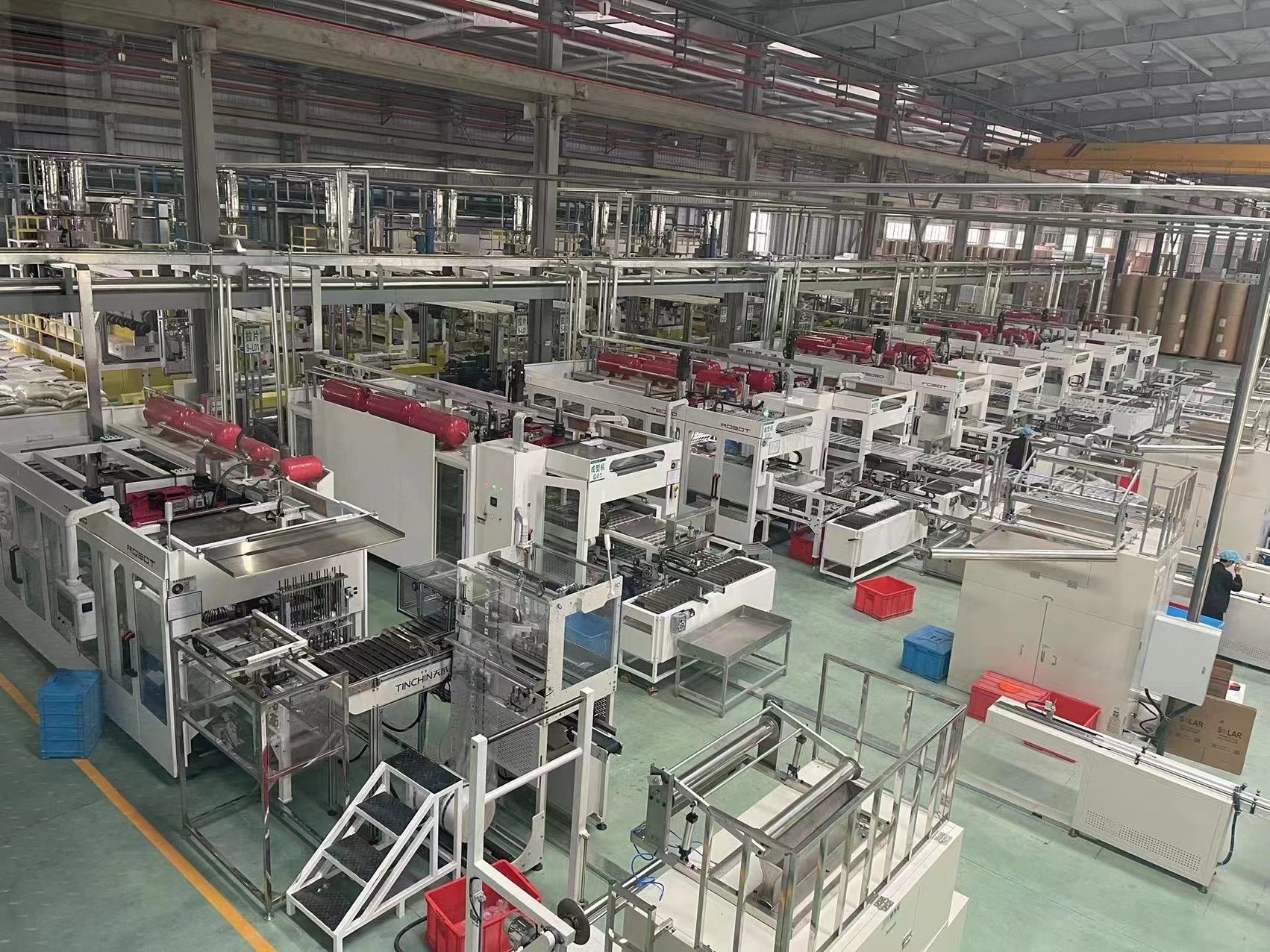 3 stations plastic lid tray making thermoforming machine PLC plastic packaging forming machines