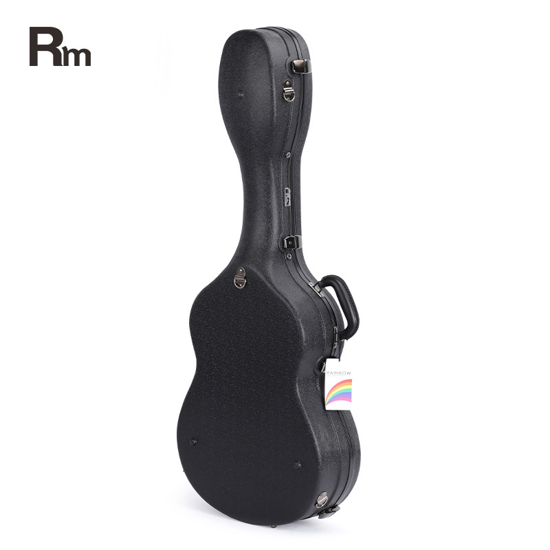 RAS-D-Bk Rm Rainbow Music Gig Bags  Wholesale Price Light Weight Widely  Flight Guitar Hard Case  Bass Acoustic Guitar Abs Case