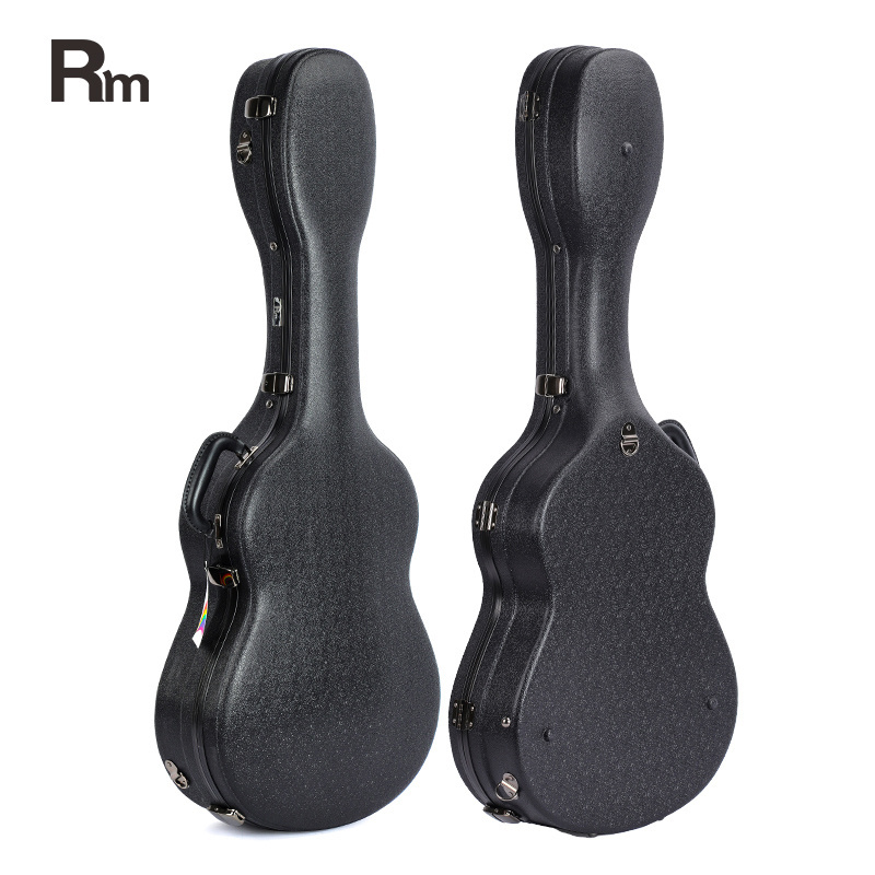 RAS-D-Bk Rm Rainbow Music Gig Bags  Wholesale Price Light Weight Widely  Flight Guitar Hard Case  Bass Acoustic Guitar Abs Case