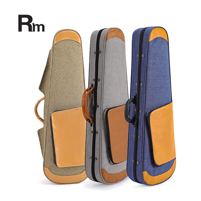 FC19- Rm Brand Rainbow music  foamed oxford 4/4 violin case foam ukulele cases musical instrument accessories