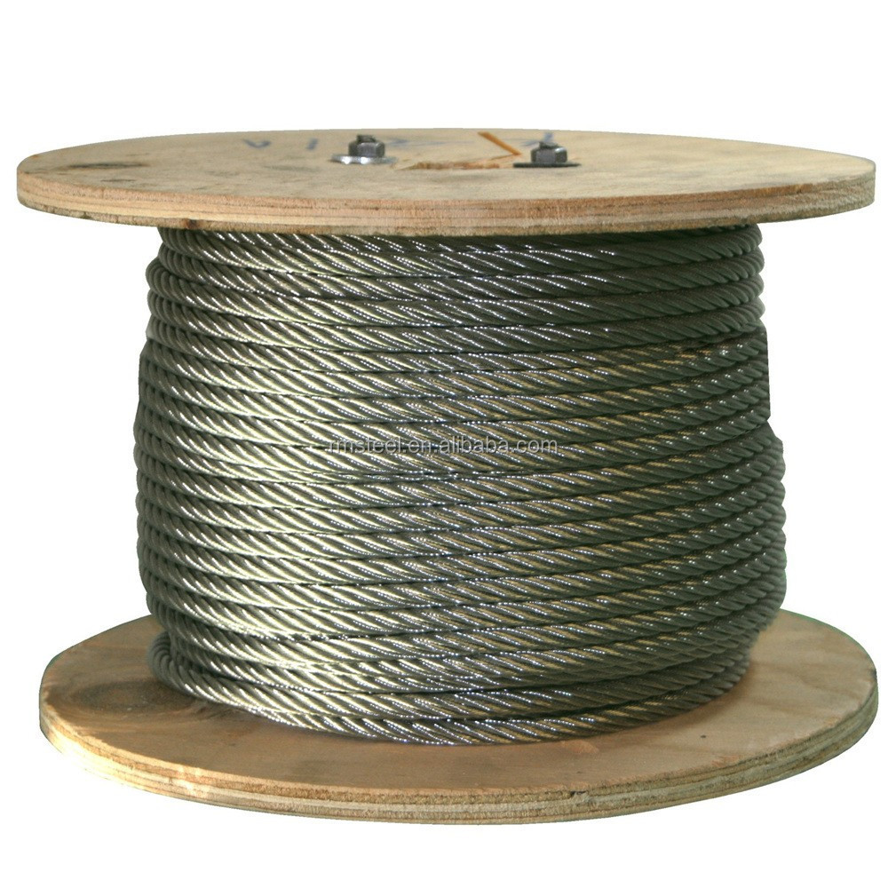 AISI 304 4mm,6mm,8mm,10mm Stainless Steel Wire Rope manufacturer from China