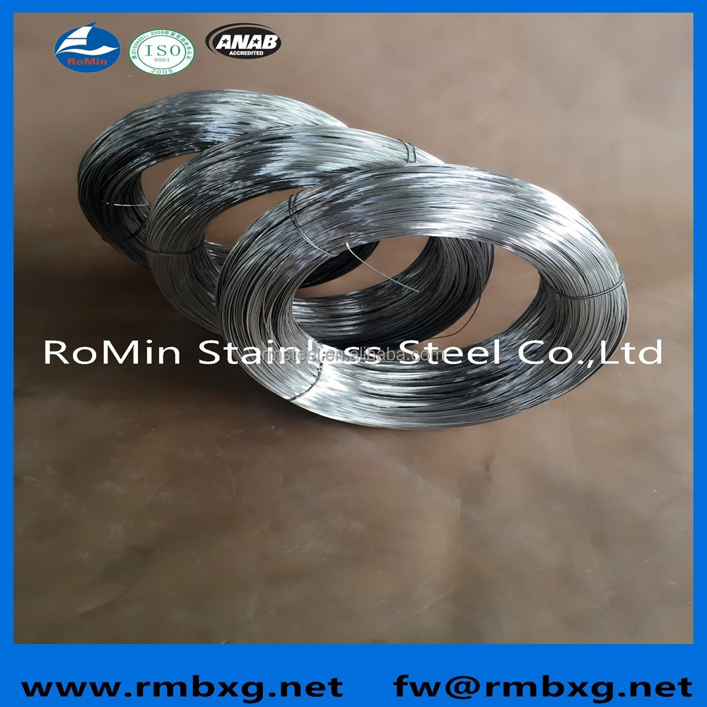 ASTM A580 quality SS304 16 gauge annealed stainless steel wire