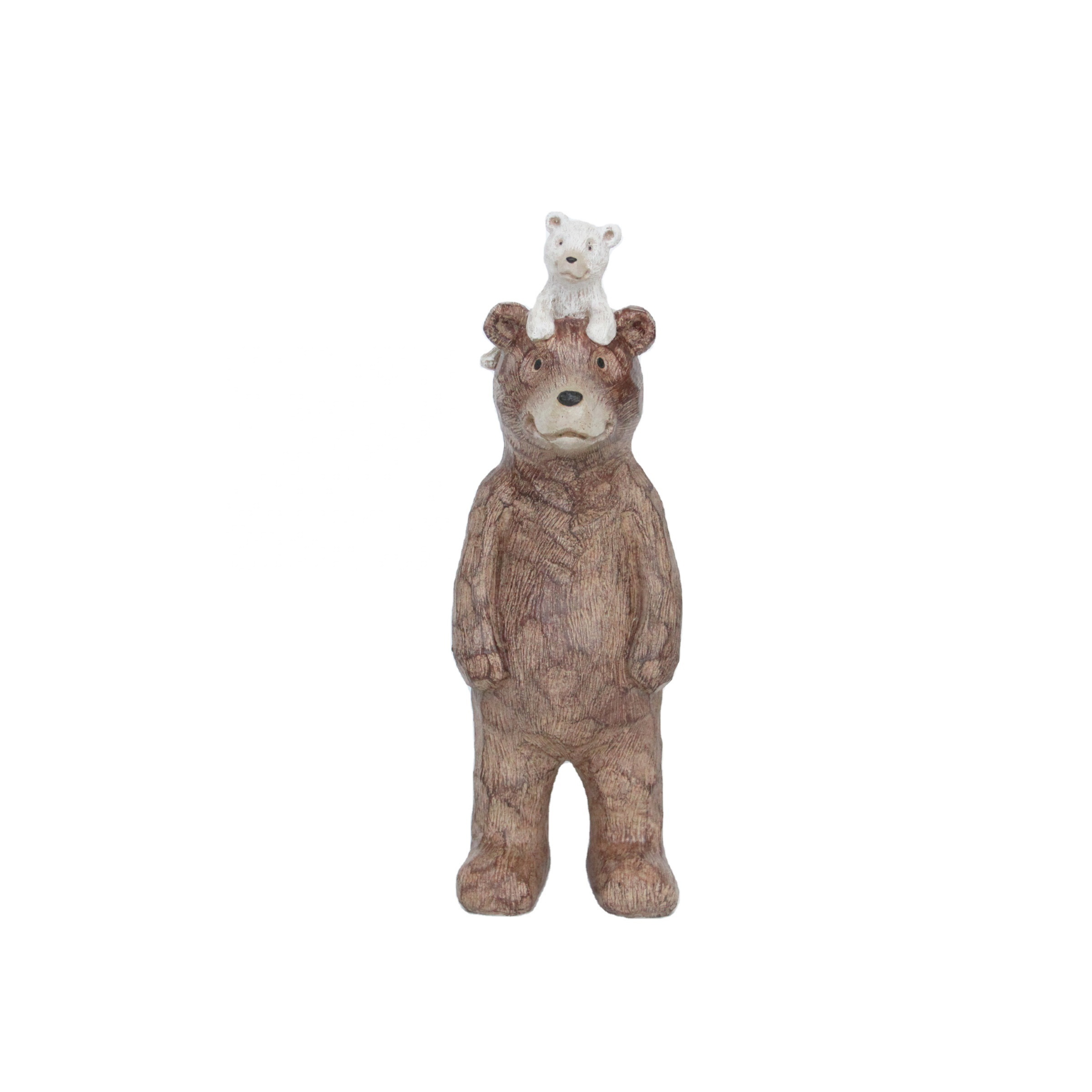 Factory direct sales resin craft gift ornaments forest wild bear animal model household goods ornaments