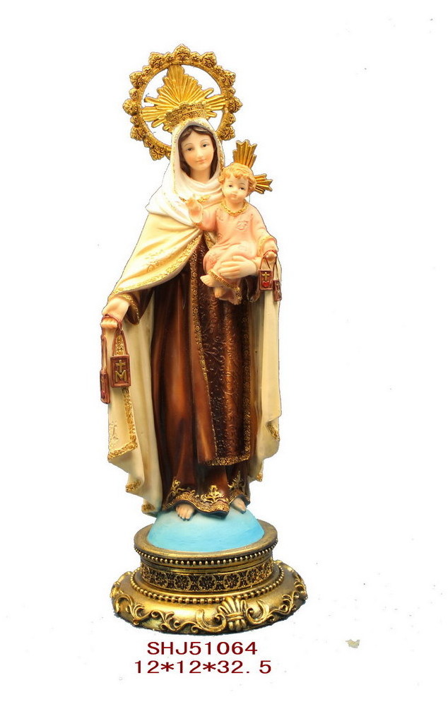 Factory direct sales resin craft gifts to commemorate the birthday of Jesus Christ worship statue decoration