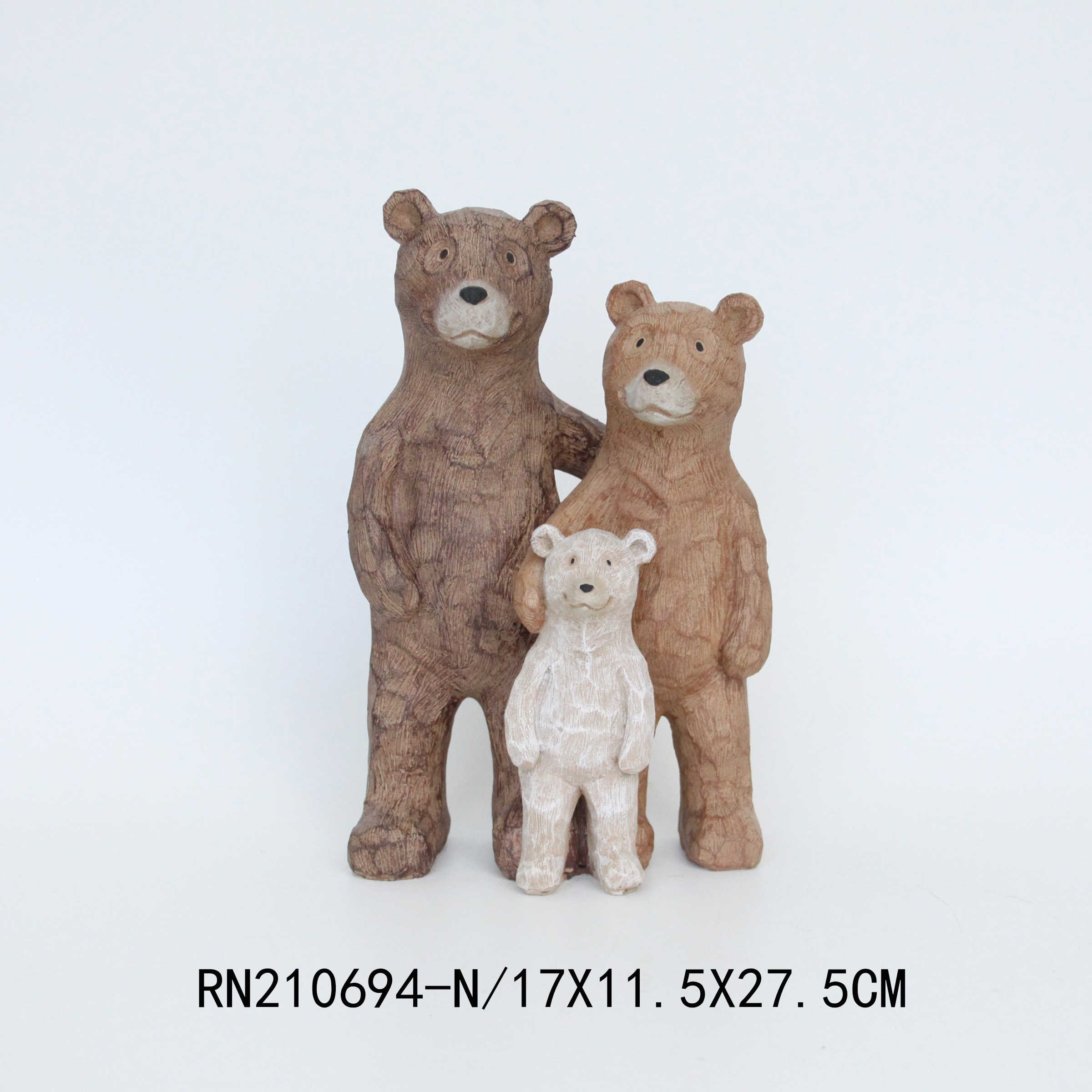 Factory direct sales resin craft gift ornaments forest wild bear animal model household goods ornaments