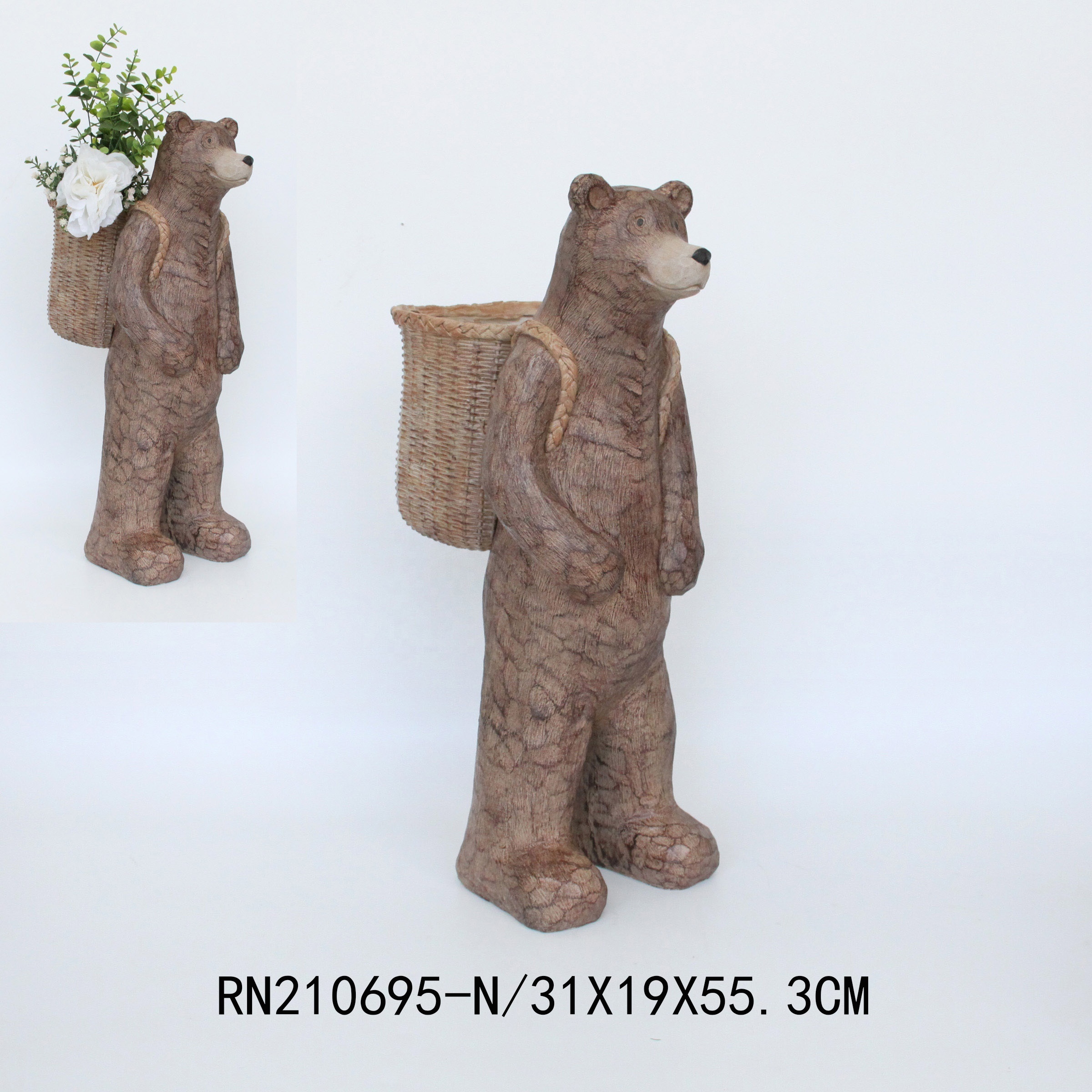 Factory direct sales resin craft gift ornaments forest wild bear animal model household goods ornaments