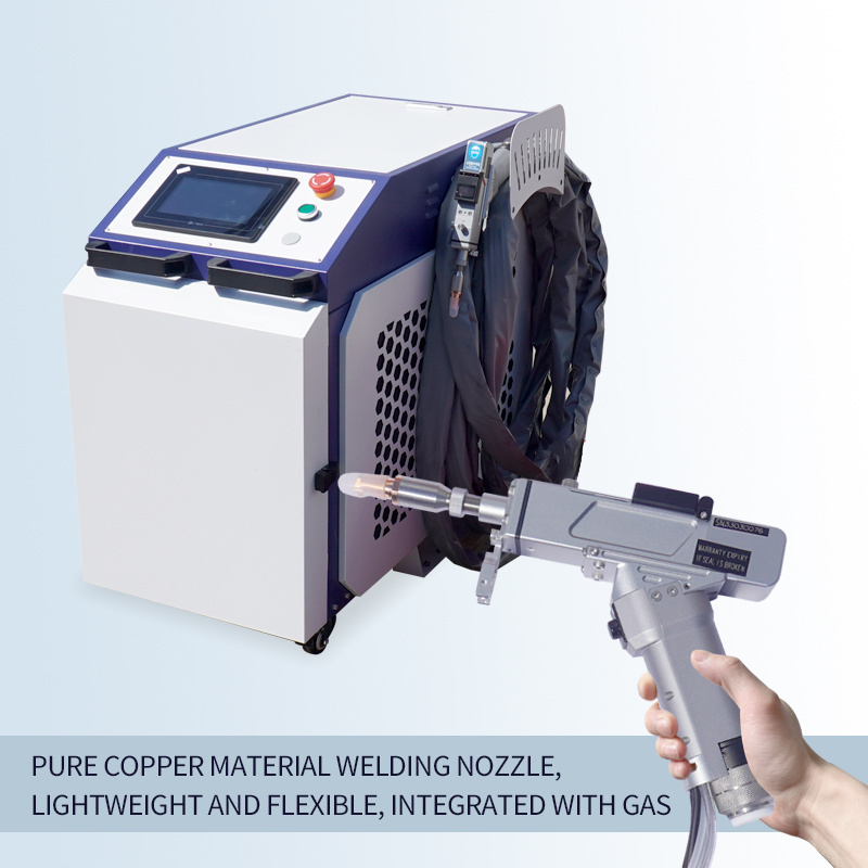 Handheld  fiber Laser metal Welding Machine  with Laser source Water tank Welding torch