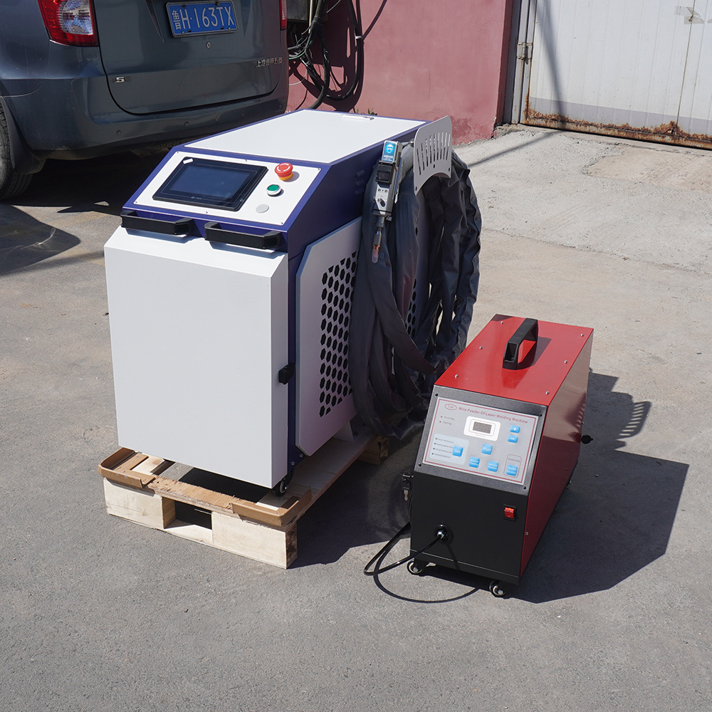 Handheld  fiber Laser metal Welding Machine  with Laser source Water tank Welding torch