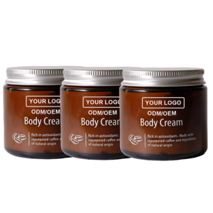 Private label coffee skincare face body cream scrub gel a luxurious product that exfoliates and nourishes for healthier skin