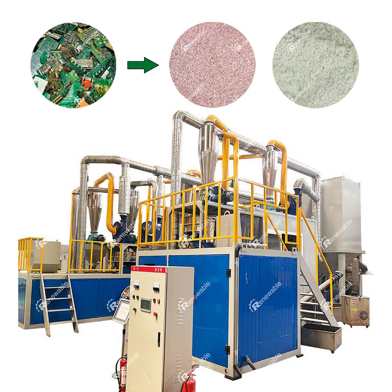 Henan Renewable Waste PCB Recycling Machine Factory Direct E-Waste Recycled Machine Manufacturers