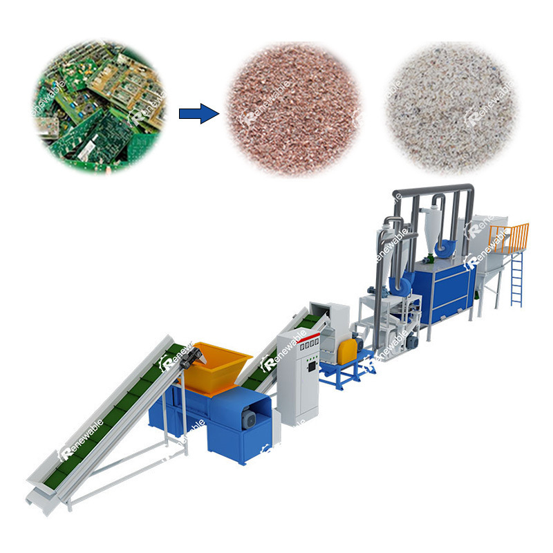 Henan Renewable Waste PCB Recycling Machine Factory Direct E-Waste Recycled Machine Manufacturers